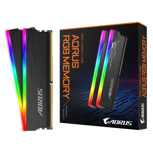 GIGABYTE AORUS RGB -muistimoduuli 16 GB 2 x 8 GB DDR4 3733 MHz:n muistia