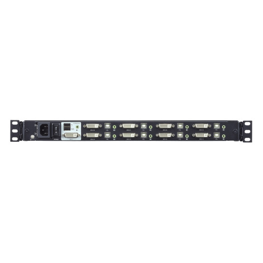 ATEN CL6708MW KVM-kytkin telineasennus musta