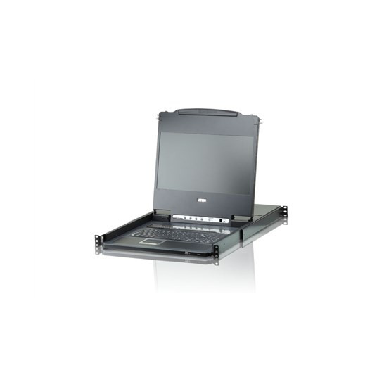 ATEN CL6708MW KVM-kytkin telineasennus musta