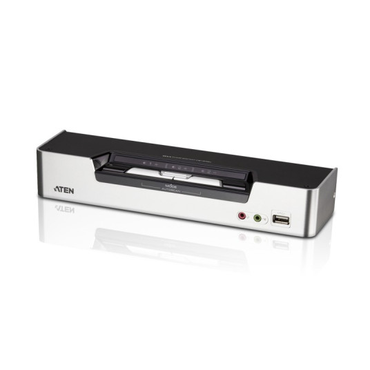 ATEN CS1642A KVM-kytkin telineasennus Musta, hopea