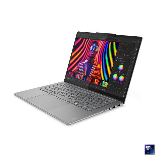 Kannettava tietokone Lenovo Yoga Pro 7 14IAH10, AI PC, 14.5 3K, Intel Core Ultra 7, RAM 32GB, 1TB SSD, Intel Arc Graphics, Windows 11 Pro, Luna Grey 83KF000VGE