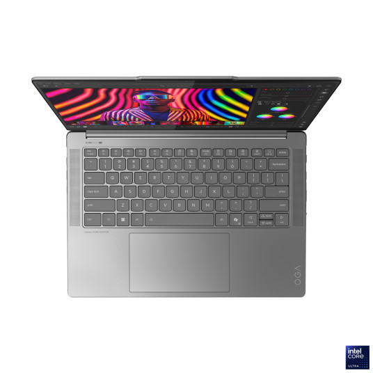 Kannettava tietokone Lenovo Yoga Pro 7 14IAH10, AI PC, 14.5 3K, Intel Core Ultra 7, RAM 32GB, 1TB SSD, Intel Arc Graphics, Windows 11 Pro, Luna Grey 83KF000VGE