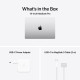 Kannettava Apple MacBook Pro 14" Apple M4 Pro 14C CPU, 20C GPU/24GB/1TB SSD/Silver/INT MX2F3ZE/A