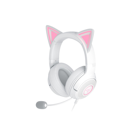 Razer Headset | Kraken Kitty V2 | Wired | Over-ear | Microphone | Noise canceling | White