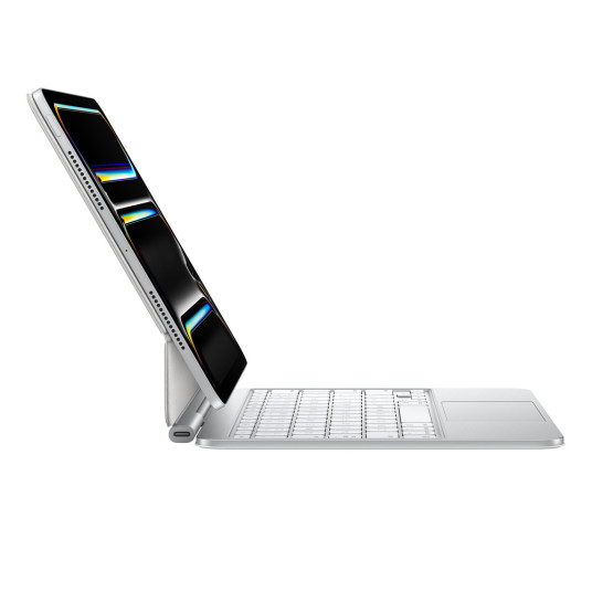 Näppäimistö Magic Keyboard for Apple iPad Pro 11‑inch (M4) International English White MWR03Z/A
