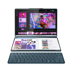 Kannettava tietokone Lenovo Yoga Book 9 13IMU9, AI PC, 2x 13.3 2.8K, Intel Core Ultra 7, RAM 16GB, 1TB SSD, Intel Graphics, Windows 11 Home, Tidal Teal 83FF001VGE