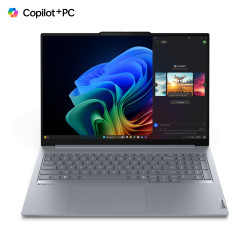 Kannettava tietokone Lenovo ThinkBook 16 G7 QOY, AI Copilot+ PC, 16 WUXGA, Snapdragon X Plus X1P-42-100, RAM 16GB, 512GB SSD, Qualcomm Adreno GPU, Windows 11 Pro, Luna Grey 21NH0005GE