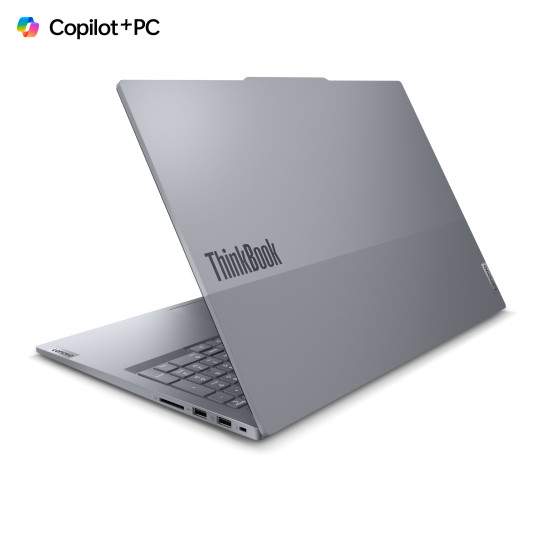 Kannettava tietokone Lenovo ThinkBook 16 G7 QOY, AI Copilot+ PC, 16 WUXGA, Snapdragon X Plus X1P-42-100, RAM 16GB, 512GB SSD, Qualcomm Adreno GPU, Windows 11 Pro, Luna Grey 21NH0005GE