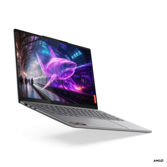 Kannettava tietokone Lenovo Yoga Pro 7 14ASP9, AI Copilot+ PC, 14 2.8K, AMD Ryzen AI 9, RAM 32GB, 1TB SSD, AMD Radeon 880M Graphics, Windows 11 Home, Luna Grey 83HN001DGE