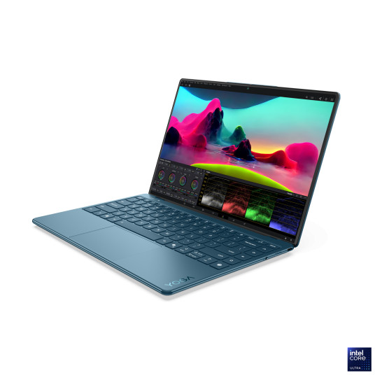Kannettava tietokone Lenovo Yoga Slim 9 14ILL10, AI Copilot+ PC, 14 WQUXGA, Intel Core Ultra 7, RAM 32GB, 1TB SSD, Intel Arc Graphics, Windows 11 Home, Tidal Teal 83CX000WGE