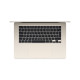 Kannettava Apple MacBook Air 15” Apple M4 10C CPU, 10C GPU/24GB/512GB SSD/Starlight/RUS MC6K4RU/A