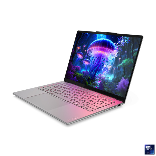 Kannettava tietokone Lenovo Yoga Slim 7 14ILL10, AI Copilot+ PC, 14 2.8K, Intel Core Ultra 7, RAM 16GB, 512GB SSD, Intel Arc Graphics, Windows 11 Home, Luna Grey 83JX002DGE