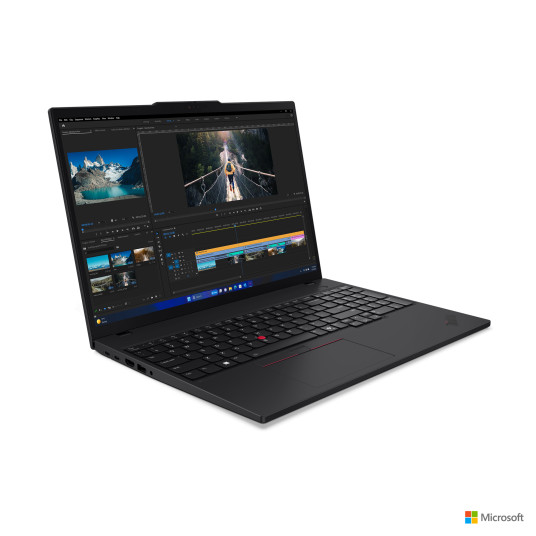 Kannettava tietokone Lenovo ThinkPad T16 Gen 3, AI PC, 16 WUXGA, Intel Core Ultra 7, RAM 32GB, 1TB SSD, Intel Graphics, Windows 11 Pro, Black 21MN00BGGE