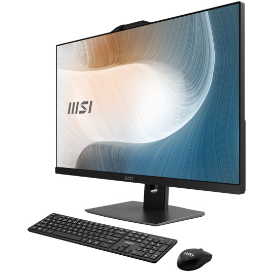 MSI Modern AM272P 1M-1064XAT All-in-One schwarz 27" (68,6cm) FHD Display, Intel Core i3-100U, 16GB DDR5 RAM, 512GB M.2 SSD, Intel Grafik, Wi-Fi 6E, Bl
