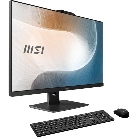 MSI Modern AM272P 1M-1064XAT All-in-One schwarz 27" (68,6cm) FHD Display, Intel Core i3-100U, 16GB DDR5 RAM, 512GB M.2 SSD, Intel Grafik, Wi-Fi 6E, Bl
