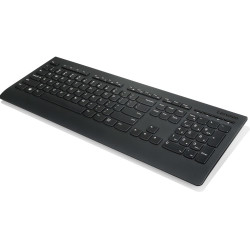 Lenovo 4X30H56854 Näppäimistö Office Radio Frequency Wireless QWERTZ Saksan musta