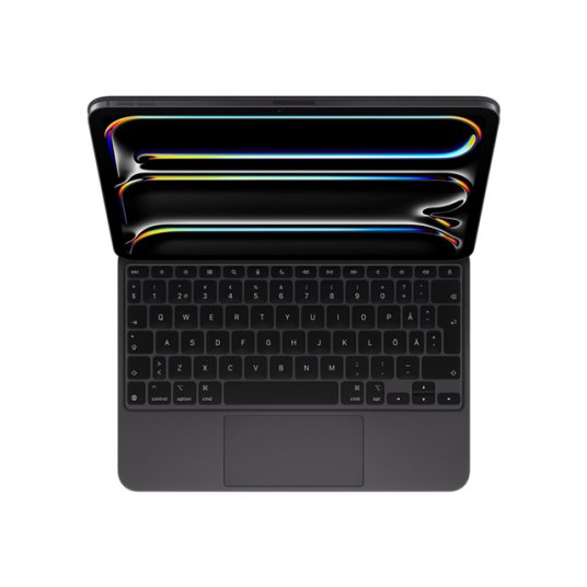 Apple Magic Keyboard 11" iPad Prolle (M4) -näppäimistö ja suoja, musta (MWR23)