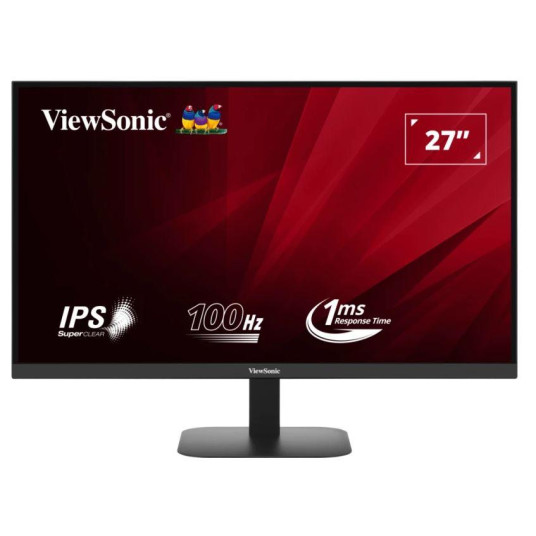 LCD Monitor|VIEWSONIC|VA2708-2K-HD|27"|4K|Panel IPS|2560x1440|100Hz|Matte|1 ms|Tilt|Colour Black|VA2708-2K-HD