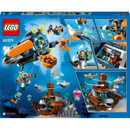 LEGO® 60379 CITY Explorer syvänmeren sukellusvene