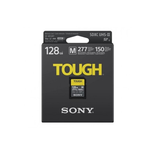 Sony SDXC M Tough series 128GB UHS-II Class 10 U3 V60