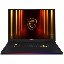 Kannettava tietokone MSI Raider A18HX A9WJG, 18 4K, AMD Ryzen 9, RAM 64GB, 2TB SSD, NVIDIA GeForce RTX 5090, Windows 11 Home, Black RAIDER A18HX A9WJG-014NL