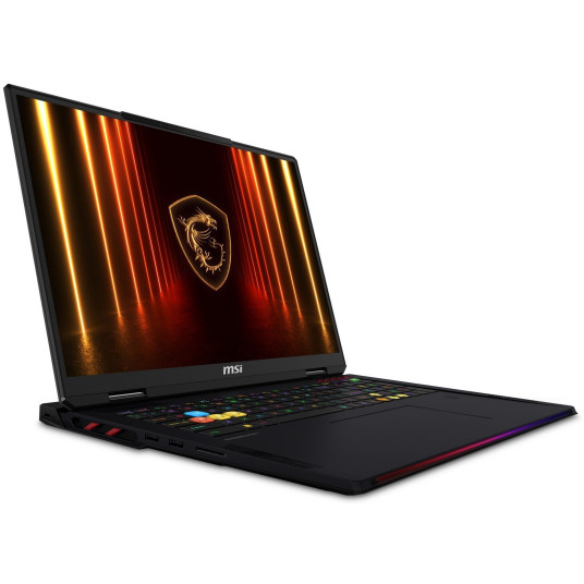 Kannettava tietokone MSI Raider A18HX A9WJG, 18 4K, AMD Ryzen 9, RAM 64GB, 2TB SSD, NVIDIA GeForce RTX 5090, Windows 11 Home, Black RAIDER A18HX A9WJG-014NL