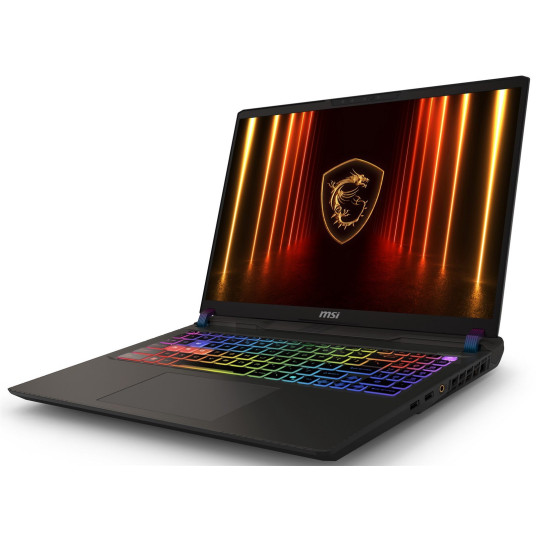 Kannettava tietokone MSI Vector 16 HX AI, 16 WQXGA, Intel Core Ultra 9, RAM 16GB, 1TB SSD, NVIDIA GeForce RTX 5080, Windows 11, Black, A2XWIG-209NL