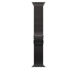 Apple Watch 49 mm mustatitaaninen milanolaisranneke, keskikokoinen