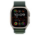 Apple Watch 49 mm tummanvihreä Alpine-ranneke, suuri, luonnontitaani