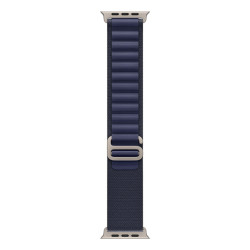 Apple Watch 49 mm laivastonsininen Alpine-ranneke, suuri, luonnontitaani