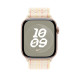 Apple Watch 46 mm Starlight/pinkki Nike Sport Loop -ranneke (MYJE3)