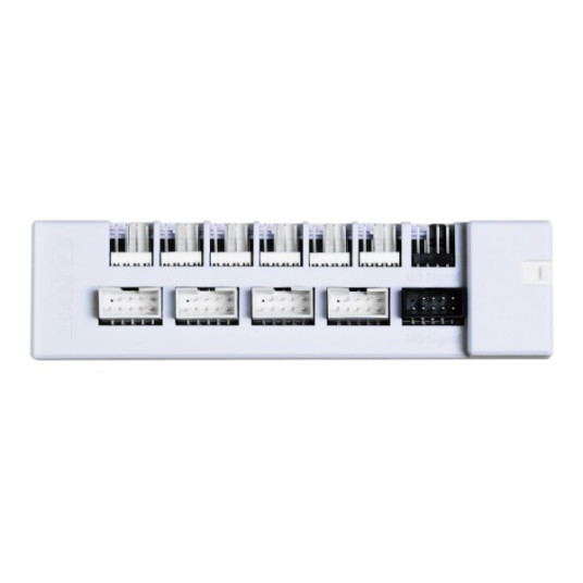 Lian Li EDGE HUB, 4x USB, 6x PWM - valkoinen