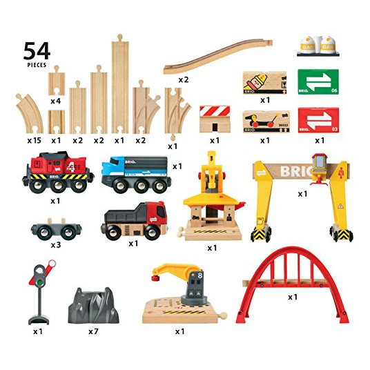 BRIO-sarja junaraiteineen Railway deluxe, 33097