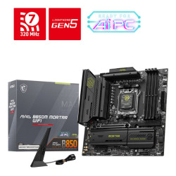 MSI MAG B850M MORTAR WIFI -emolevy AMD B850 AM5 micro ATX-korttipaikka