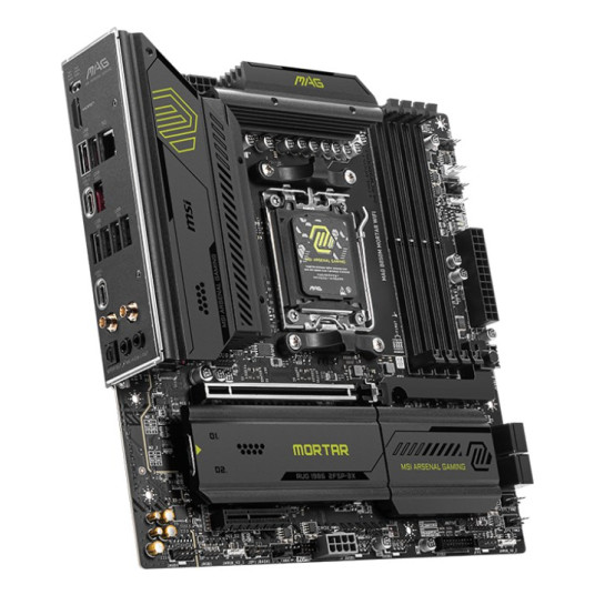 MSI MAG B850M MORTAR WIFI -emolevy AMD B850 AM5 micro ATX-korttipaikka