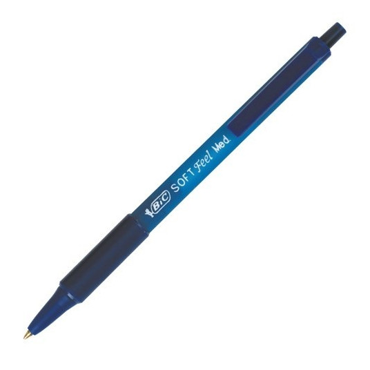 Bic kuulakärkikynä Softfeel Clic 1.0 mm, sininen, 1 kpl. 914346