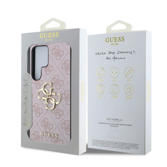 Guess GUHCS25L4GMGPI Back Case for Samsung Galaxy S25 Ultra