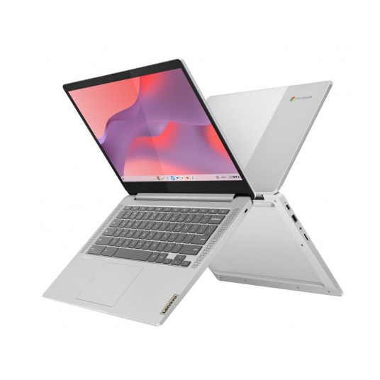 Kannettava tietokone Lenovo IdeaPad Slim 3 Chrome 14M868, 14 FHD, MediaTek Kompanio 520, RAM 8GB, 128GB SSD, Integrated Arm Mali-G52, ChromeOS, Cloud Grey 82XJ003QPB