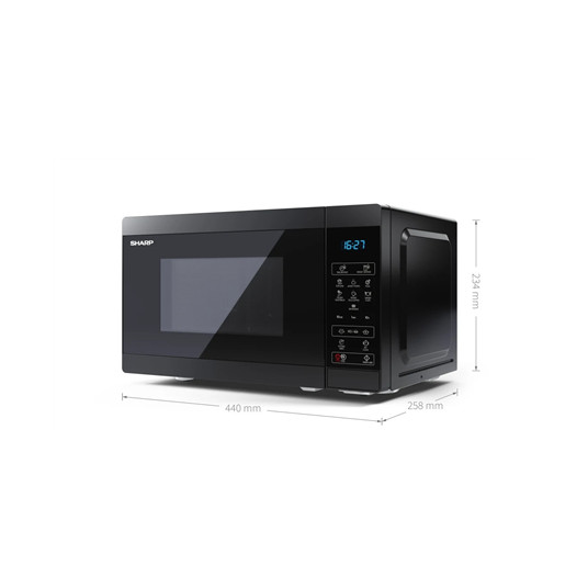 Sharp YC-MS02E-B mikroaaltouuni 