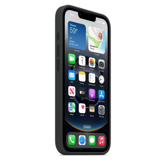 Kotelo Apple iPhone 16e Silicone Case Black