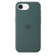 Kotelo Apple iPhone 16e Silicone Case Lake Green