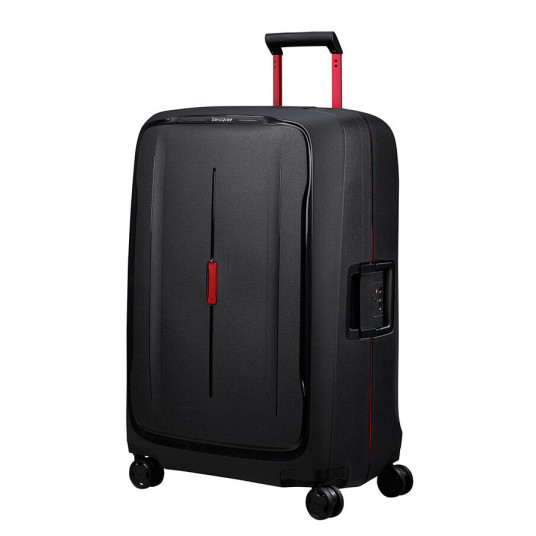 Matkalaukku Samsonite Essens Spinner 75x52x33 cm, harmaa/punainen