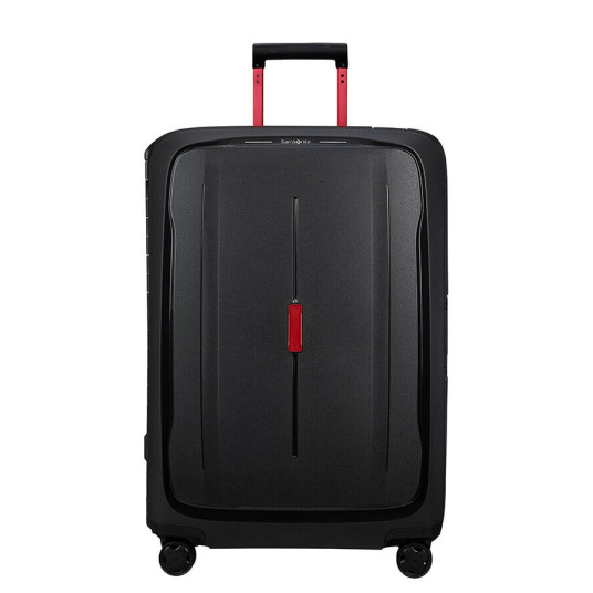 Matkalaukku Samsonite Essens Spinner 75x52x33 cm, harmaa/punainen