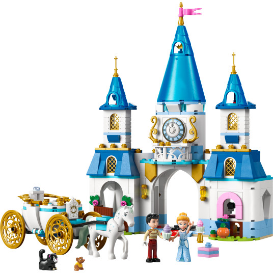 LEGO® 43275 Disney Princess Tuhkimolinna ja hevoskärryt