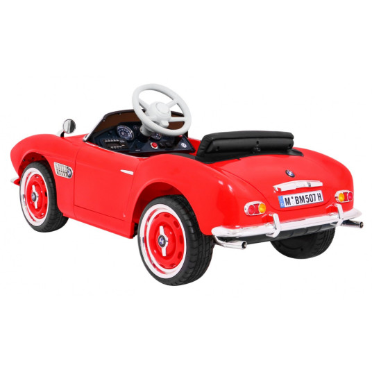 Sähköauto Bmw 507 Retro, punainen