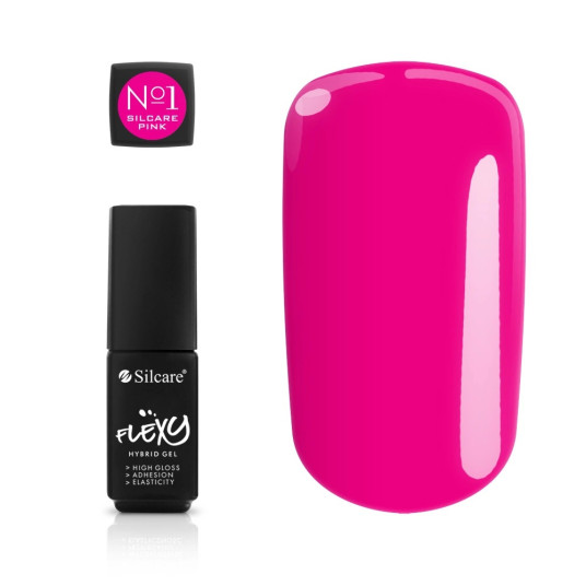 SILCARE_Flexy UV/LED hybridi geelikynsilakka 1 Magenta 4,5g