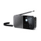 Sharp DR-P520(GY) OSAKA Pocket/Handheld Portable Digital Radio, Grey | Sharp