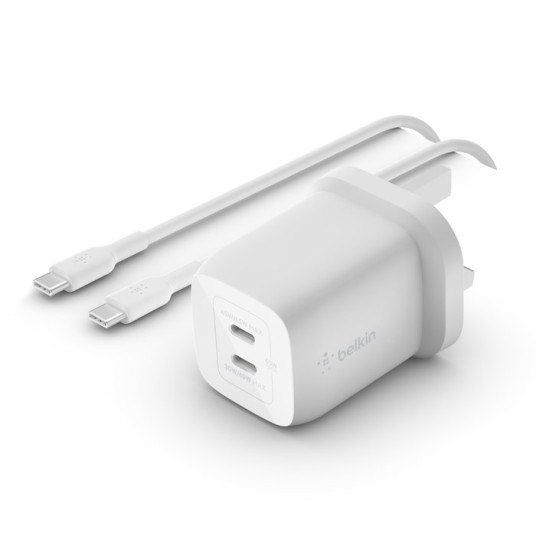 Belkin WCH013vf2MWH-B6 Kannettava tietokone, älypuhelin Valkoinen AC-pikalataus Sisäinen
