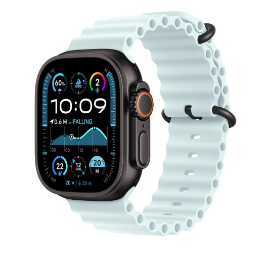 Apple MYP93ZM/A Smart Wearable -lisävarusteiden ryhmä Sininen Floroelastomeeri, titaani, titaani
