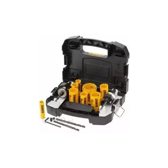 DEWALT HOLE SAW SET 12pcs. UNIVERSAL BIMETAL